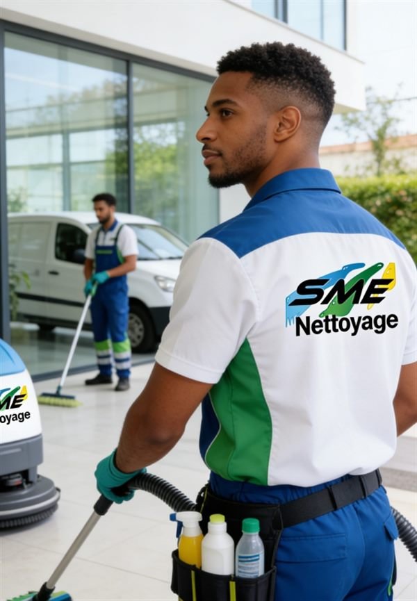 Équipe SME Nettoyage au travail